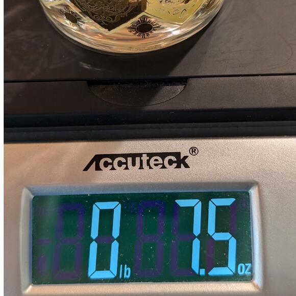 1 Vintage MCM CERA Net Harris Single Low Ball Glass Gold Pineapple Barware - Picture 9 of 9